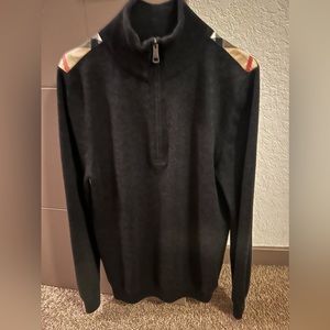 Burberry Brit merino wool sweater 1/4 zip Medium